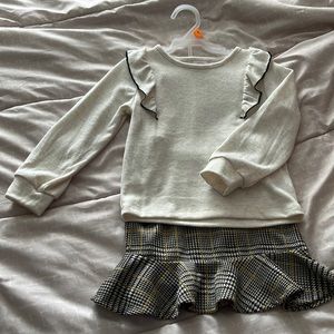 Wonder nation 4T shirt and skirt